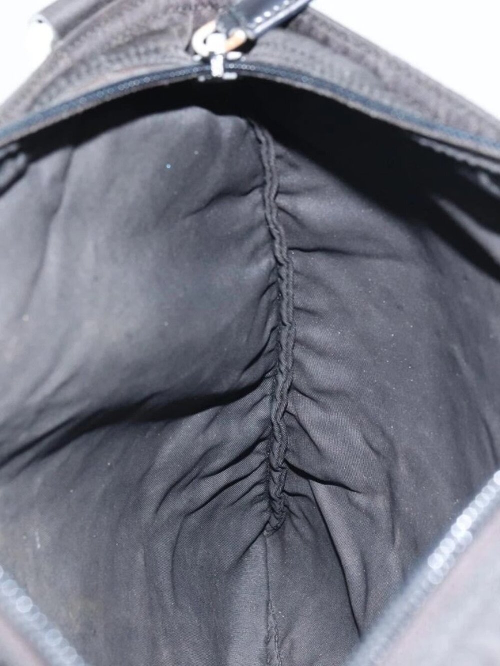 PRADA Shoulder Bag Nylon Black Silver Auth 156927 - Picture 13 of 16